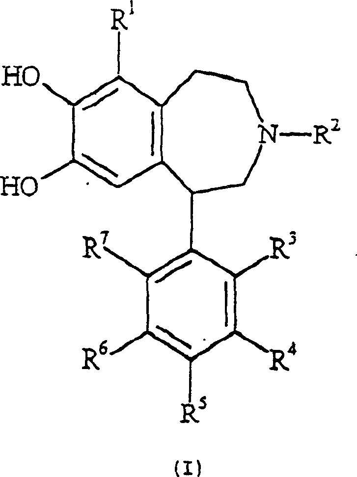 Dopamine D1 receptor agonist compounds