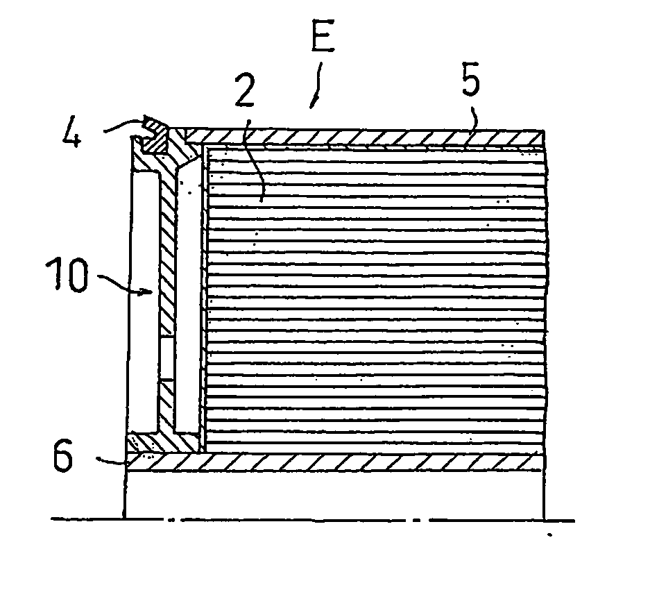 Seal ring holder for membrane element and membrane element