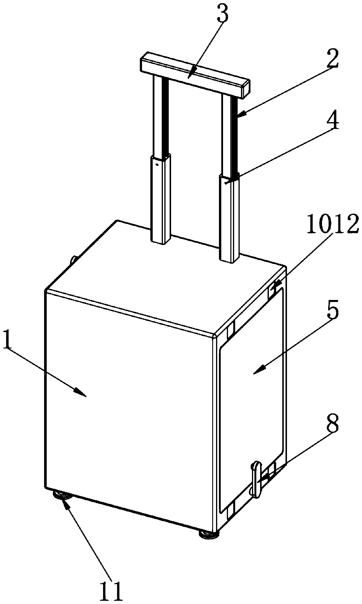 Economical energy-saving transportation box for logistics distribution