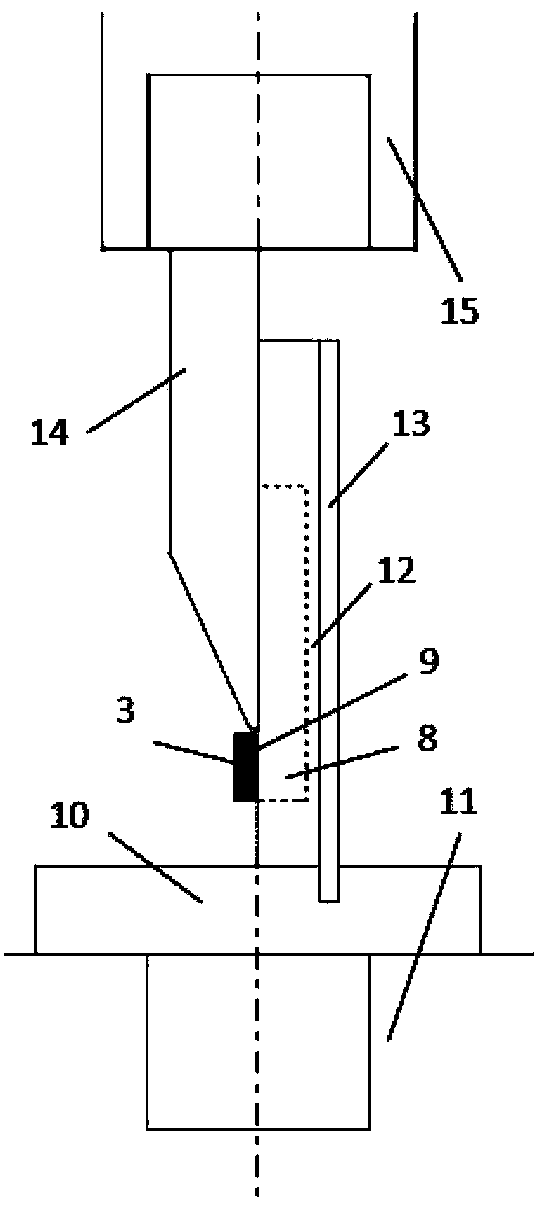 Method for measuring combination strength of investment casting shells