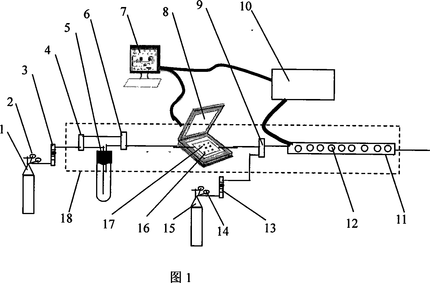 Method and apparatus for inspecting two-kind gas sensor array combination odour