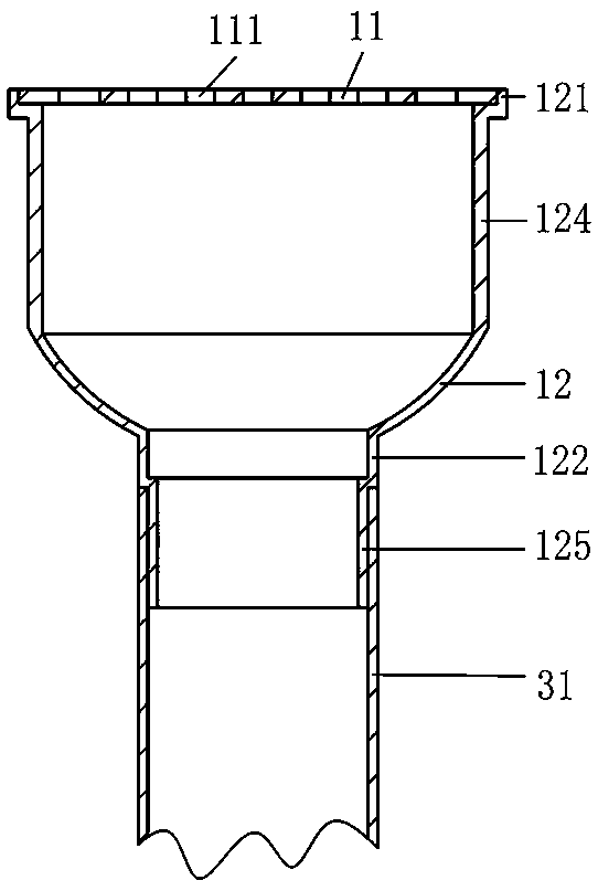 Floor drain housing and floor drain provided with floor drain housing