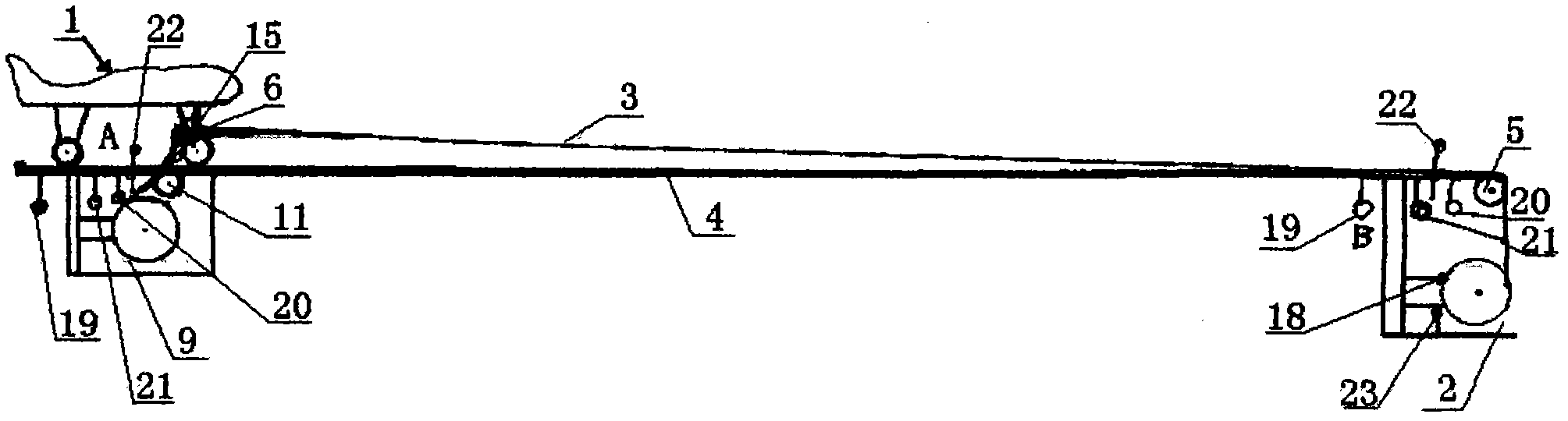 Method and device of whole course uniformly-accelerated mechanical traction high-speed take-off of shipboard aircraft