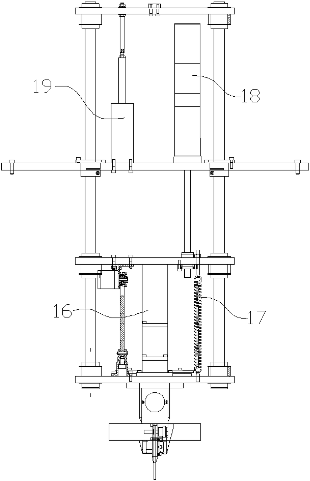 Composite grid manufacturing equipment and manufacturing method and grid thereof