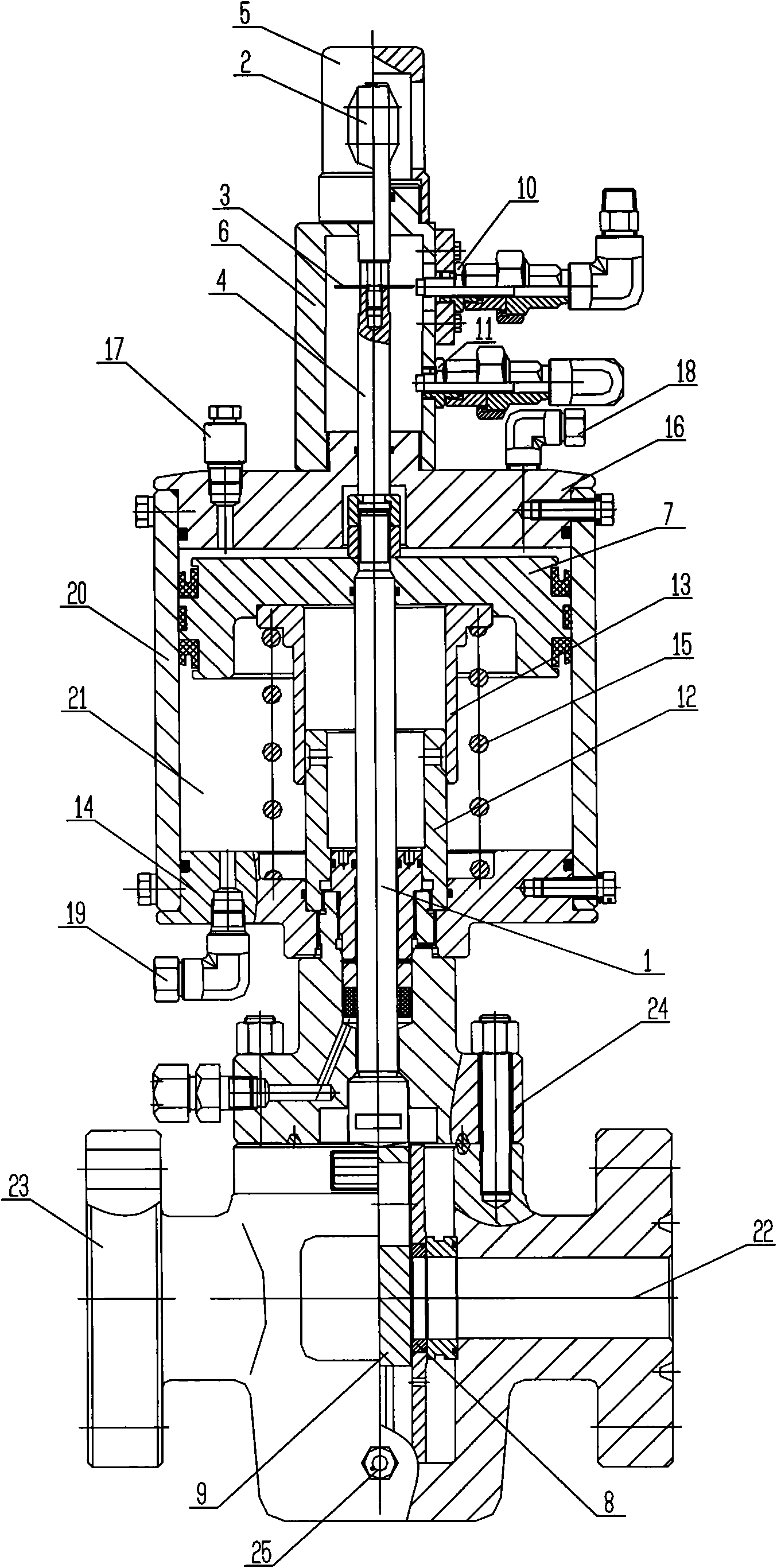 Pneumatic parallel gate valve