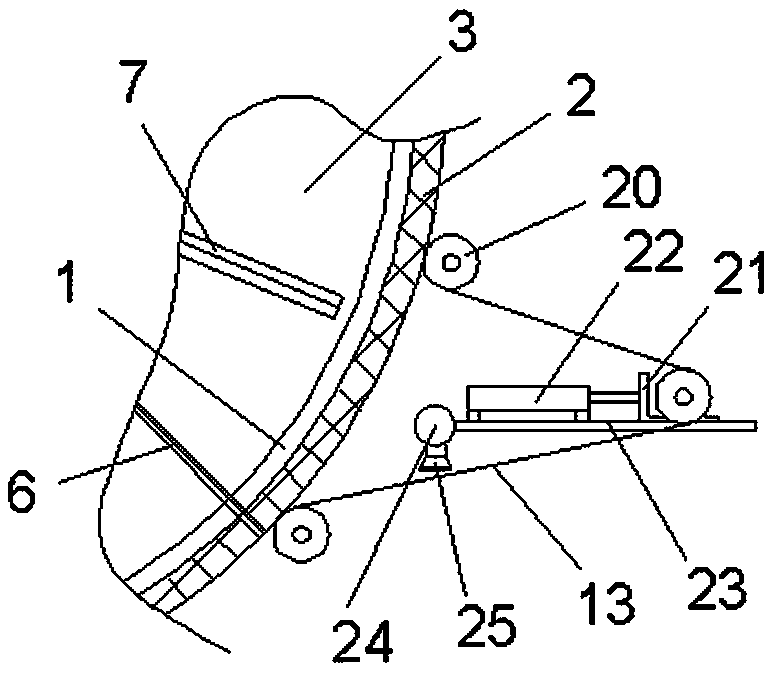 An automatic control drum vacuum filter device