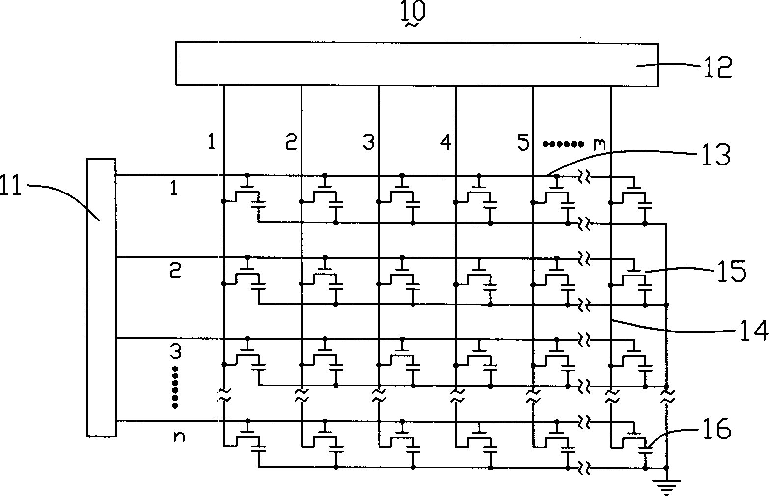 LCD panel and its driving circuit and driving method
