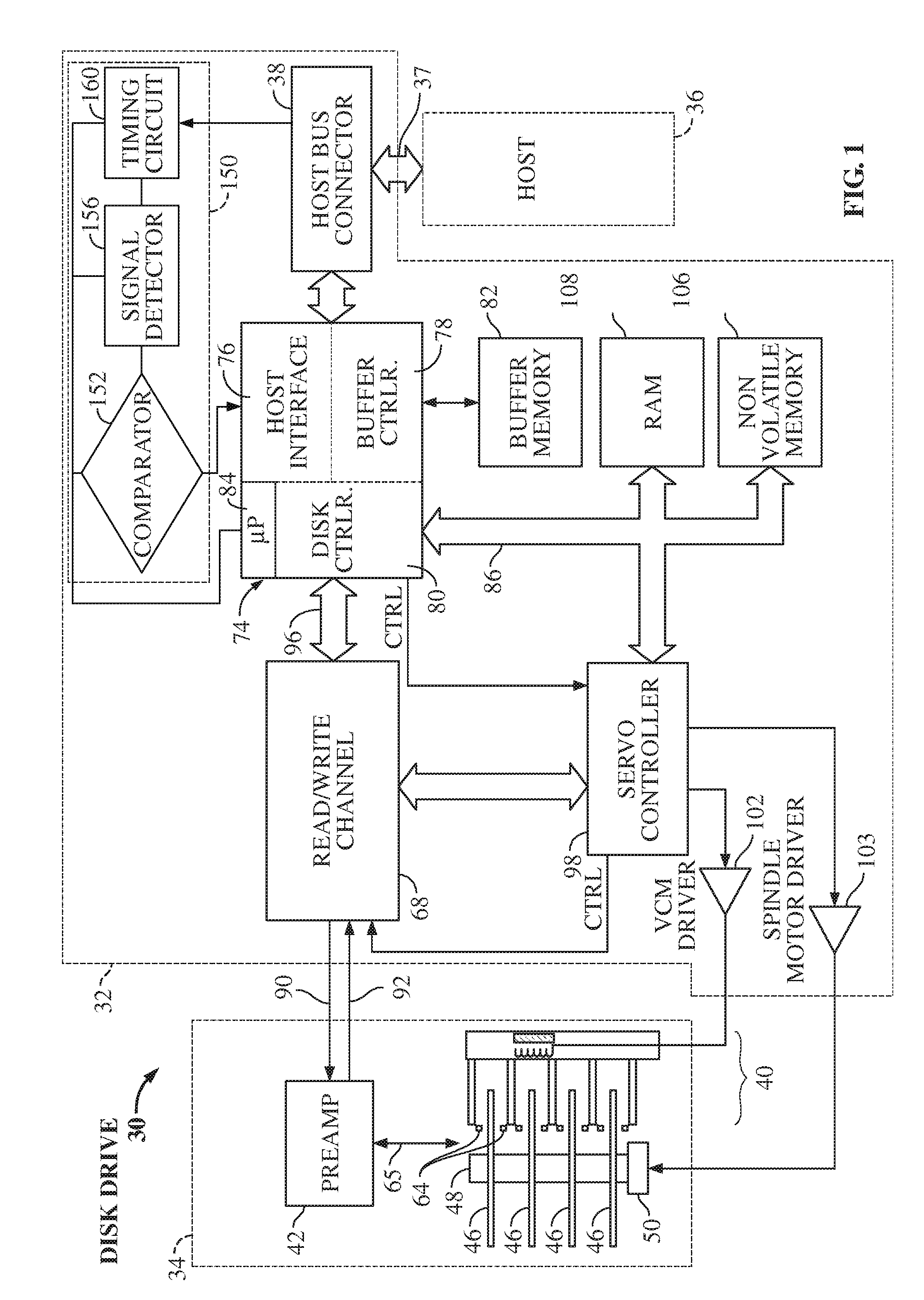 Serial interface amplitude selection for a disk drive in an unknown interconnect environment