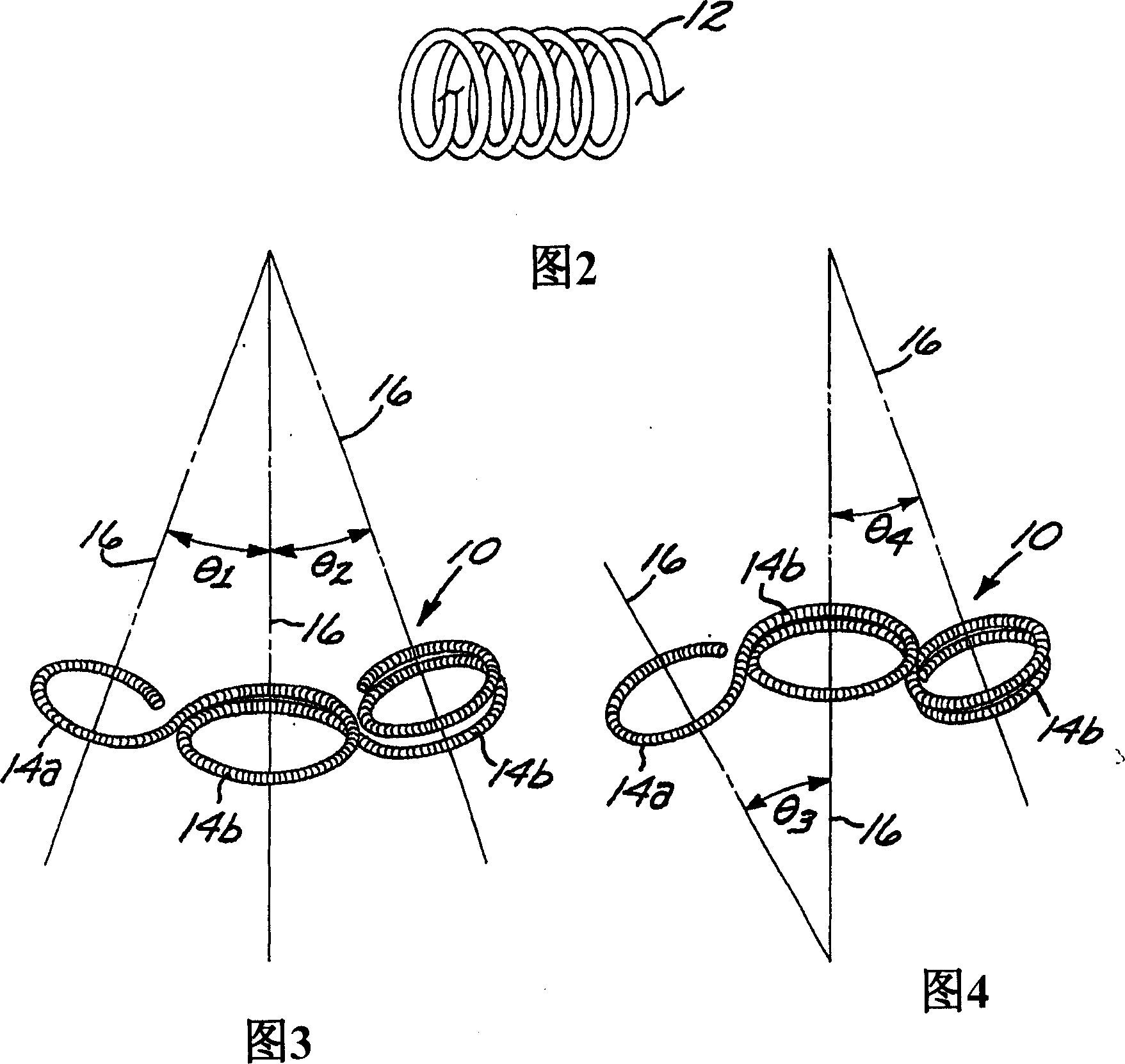 Microcoil vaso-occlusive device with multi-axis secondary configuration