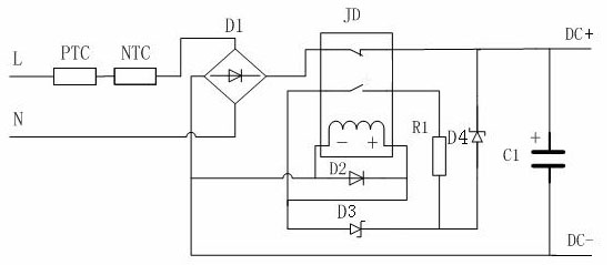 Protection circuit of storage capacitor