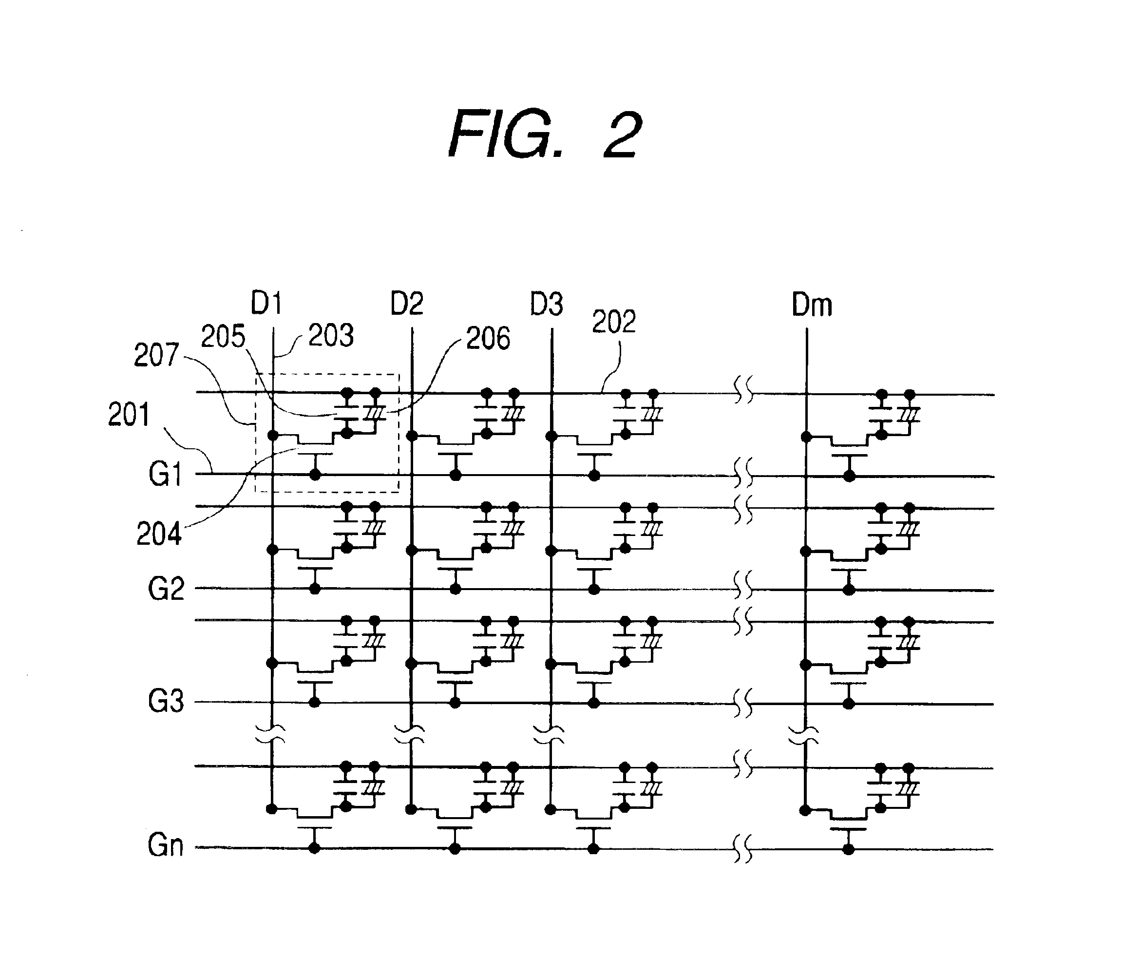Display device having improved drive circuit and method of driving same
