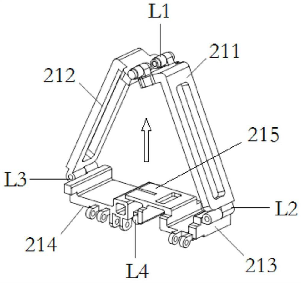 Folding and unfolding device based on metamorphic paper folding structure