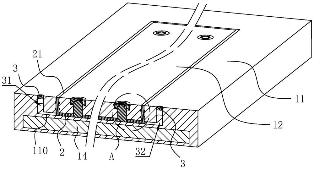 A sound-proof and shock-absorbing floor