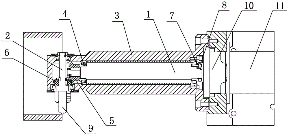 Connecting device of milling cutter