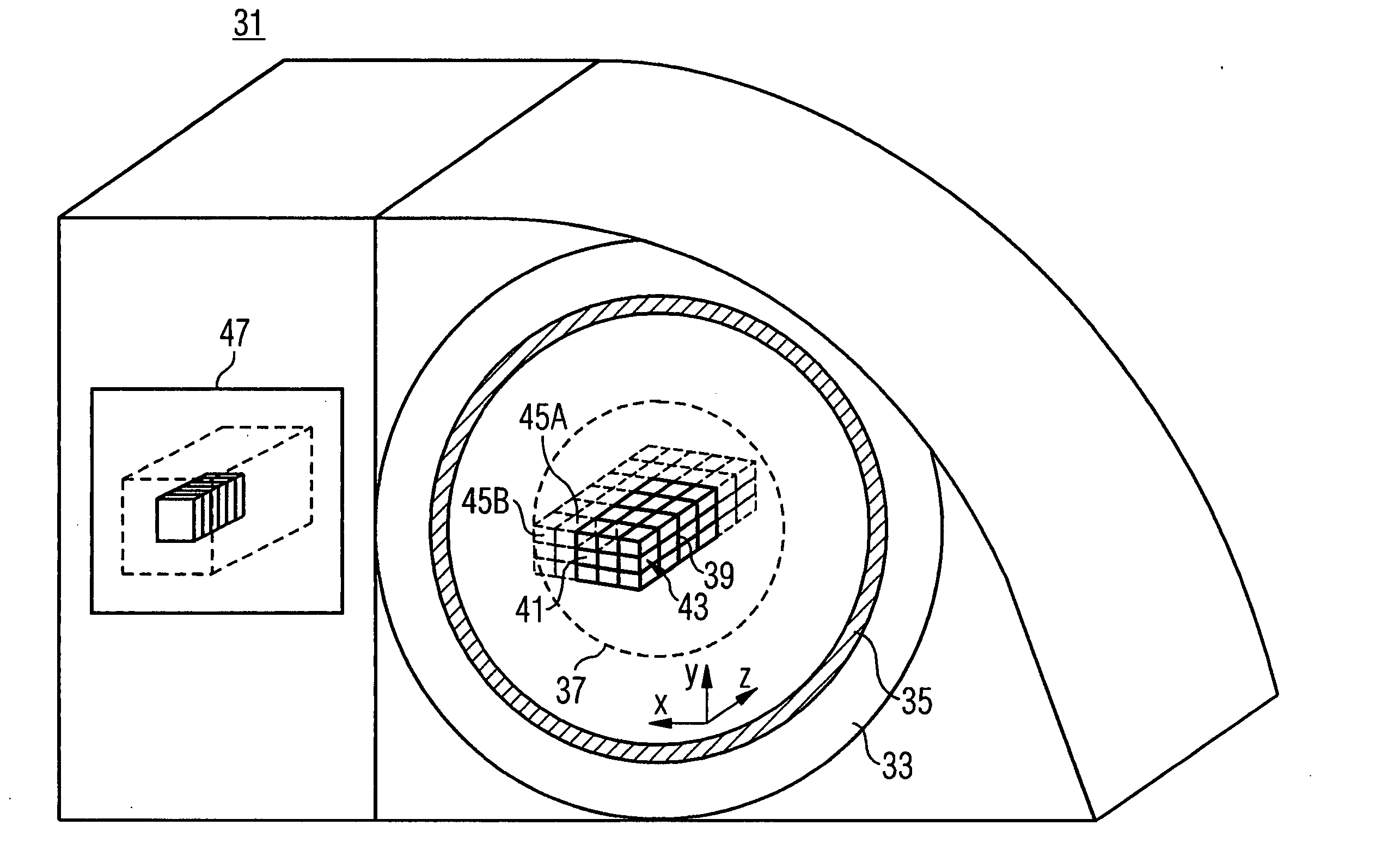 Distortion-corrected magnetic resonance measurement and magnetic resonance device