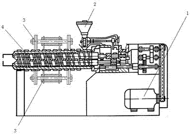 A method for preparing graphene by composite shear stress exfoliation using vibrating screw extruder