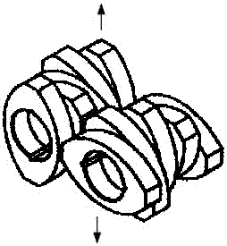 A method for preparing graphene by composite shear stress exfoliation using vibrating screw extruder