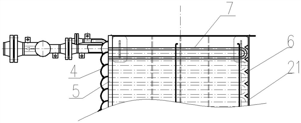 Square shell-and-tube heat exchanger