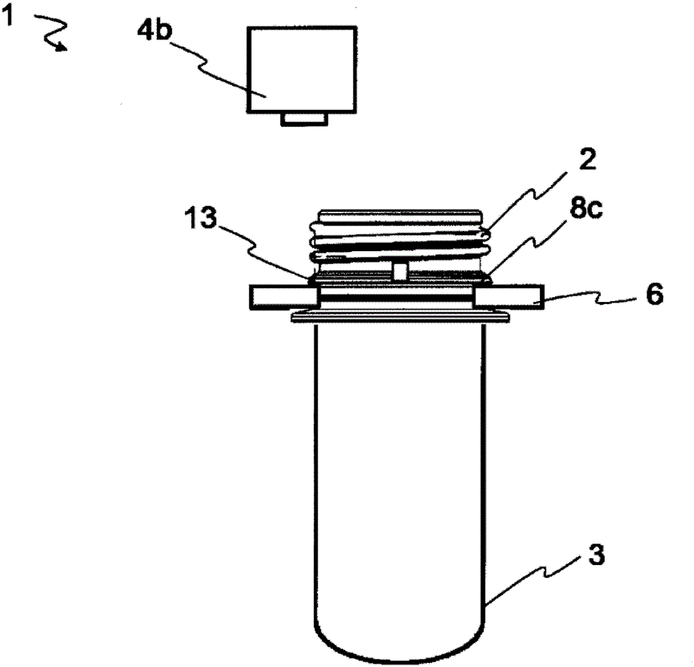 Optical thread position detection device