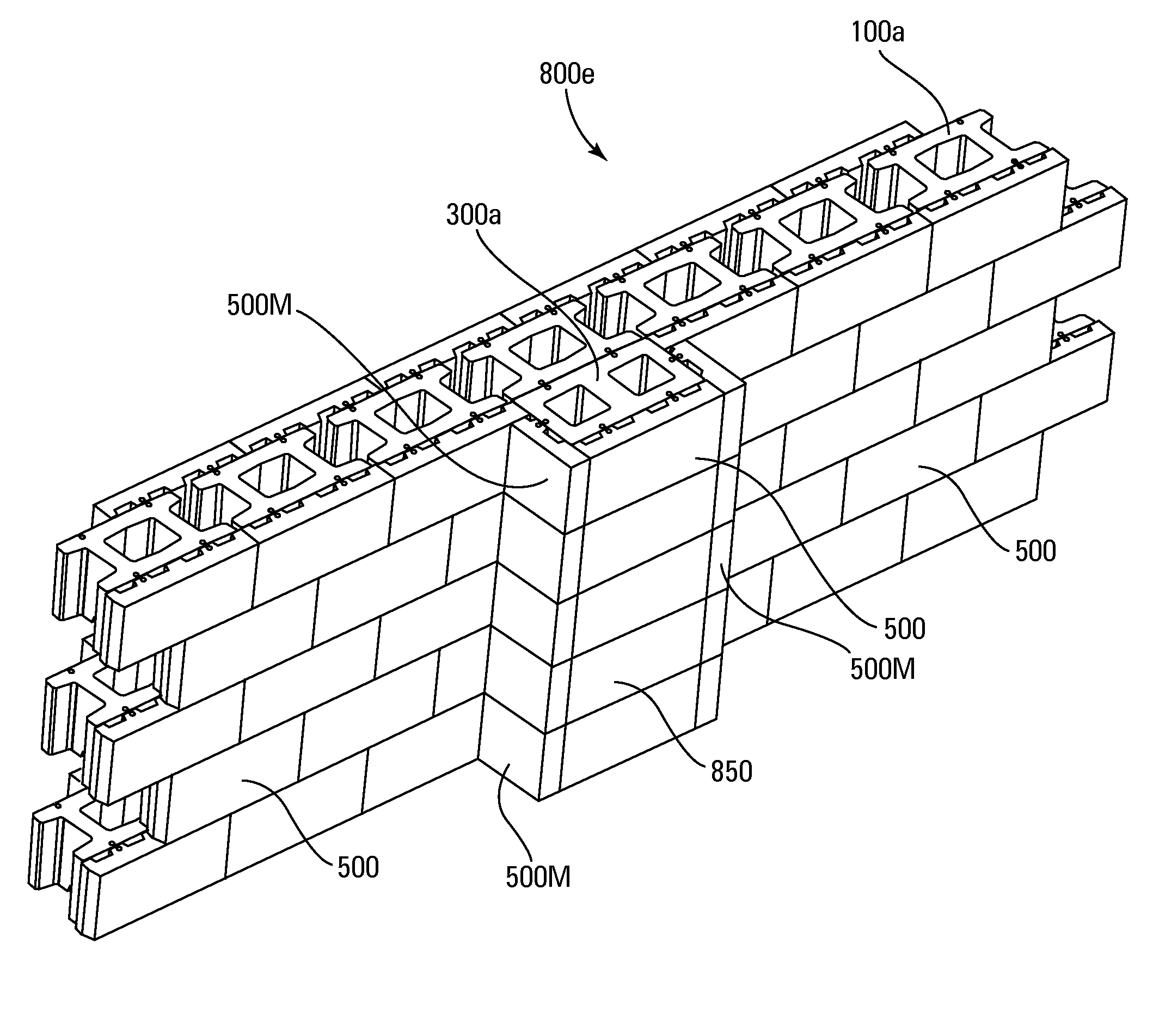 Wall blocks, veneer panels for wall blocks and method of constructing walls