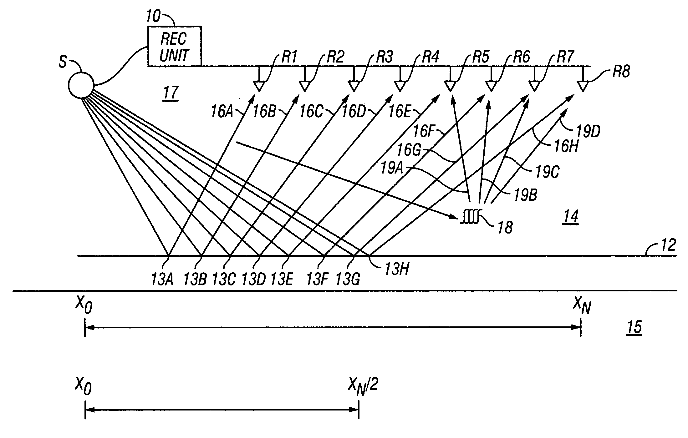Method for detecting earth formation fractures by seismic imaging of diffractors