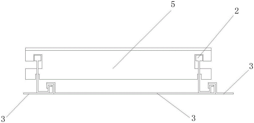 A new hook-up keel ceiling system with anti-side swing