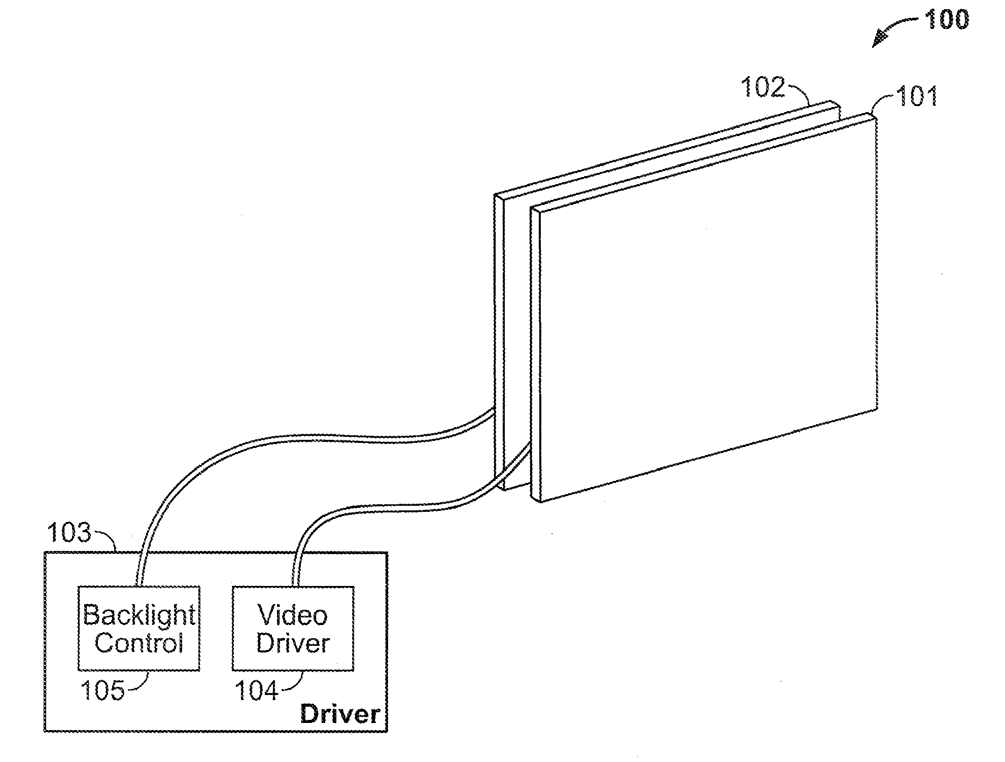 Pulse-width modulation control for backlighting of a video display