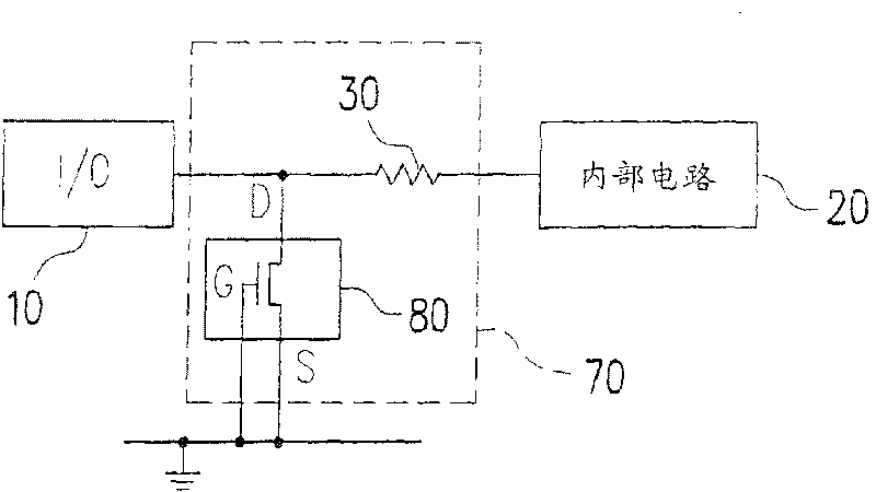 Layout structure of electrostatic discharge protecting circuit and its manufacturing method