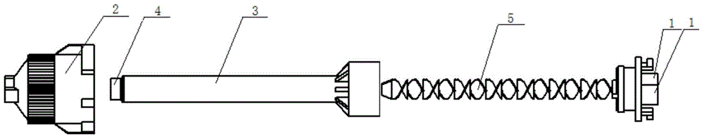 Static mixing device of trace moulding and extracting material