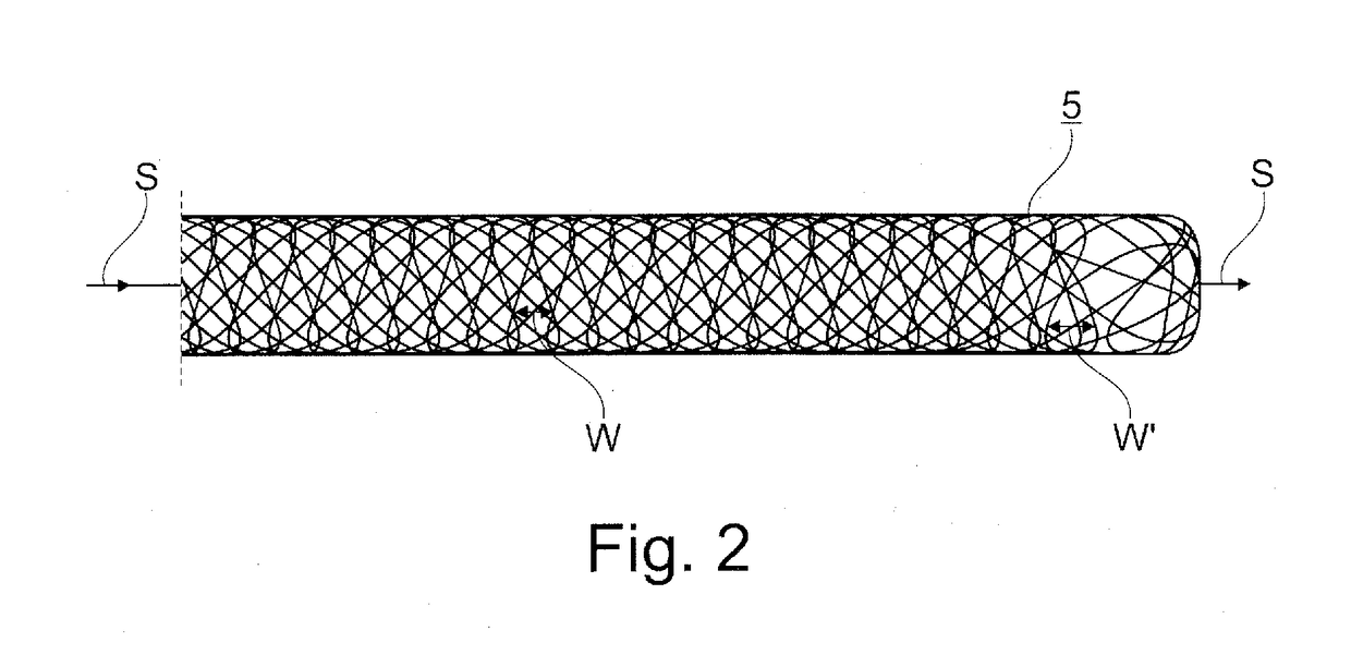 Ozone generator with position-dependent discharge distribution