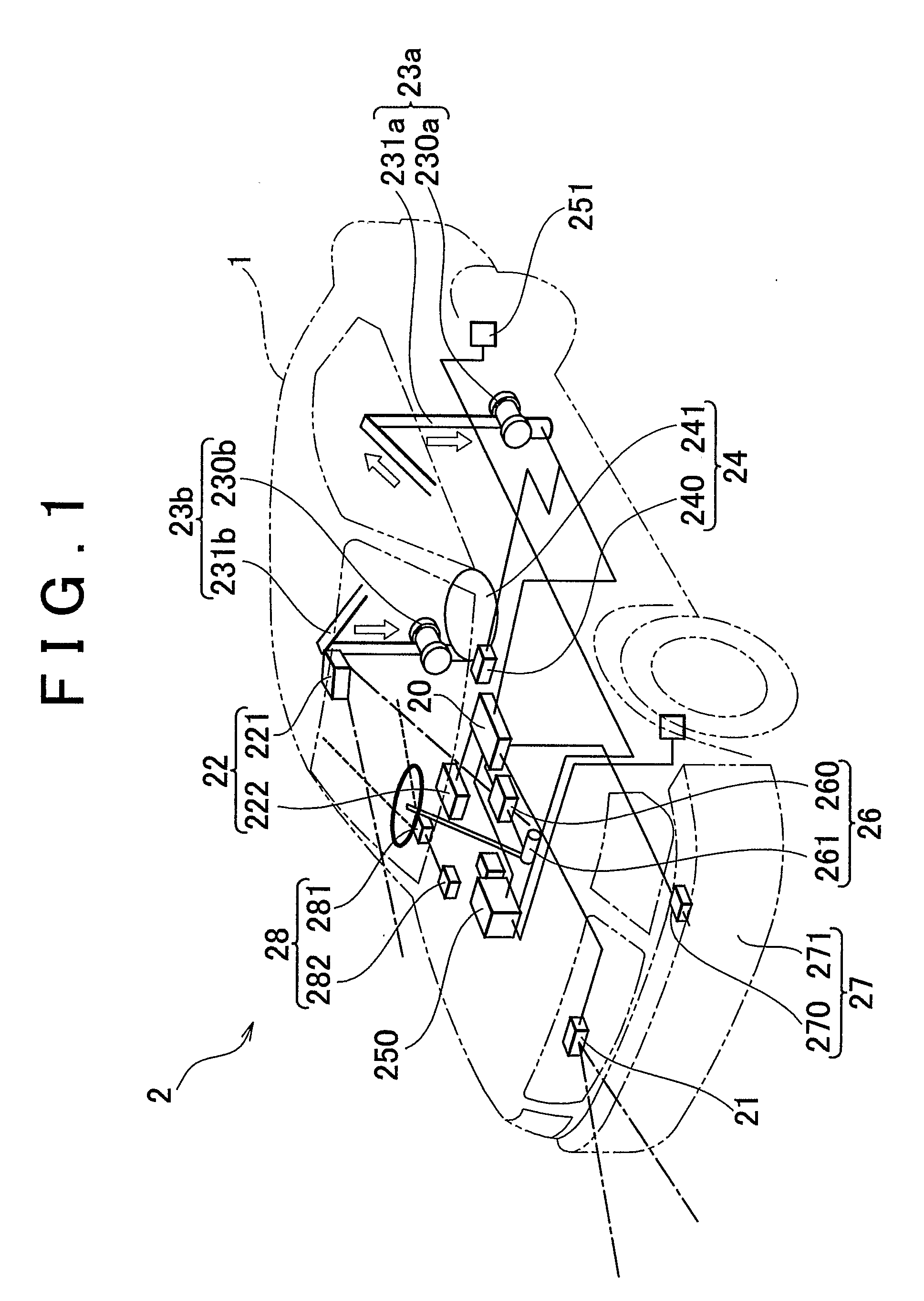Running support system for vehicle