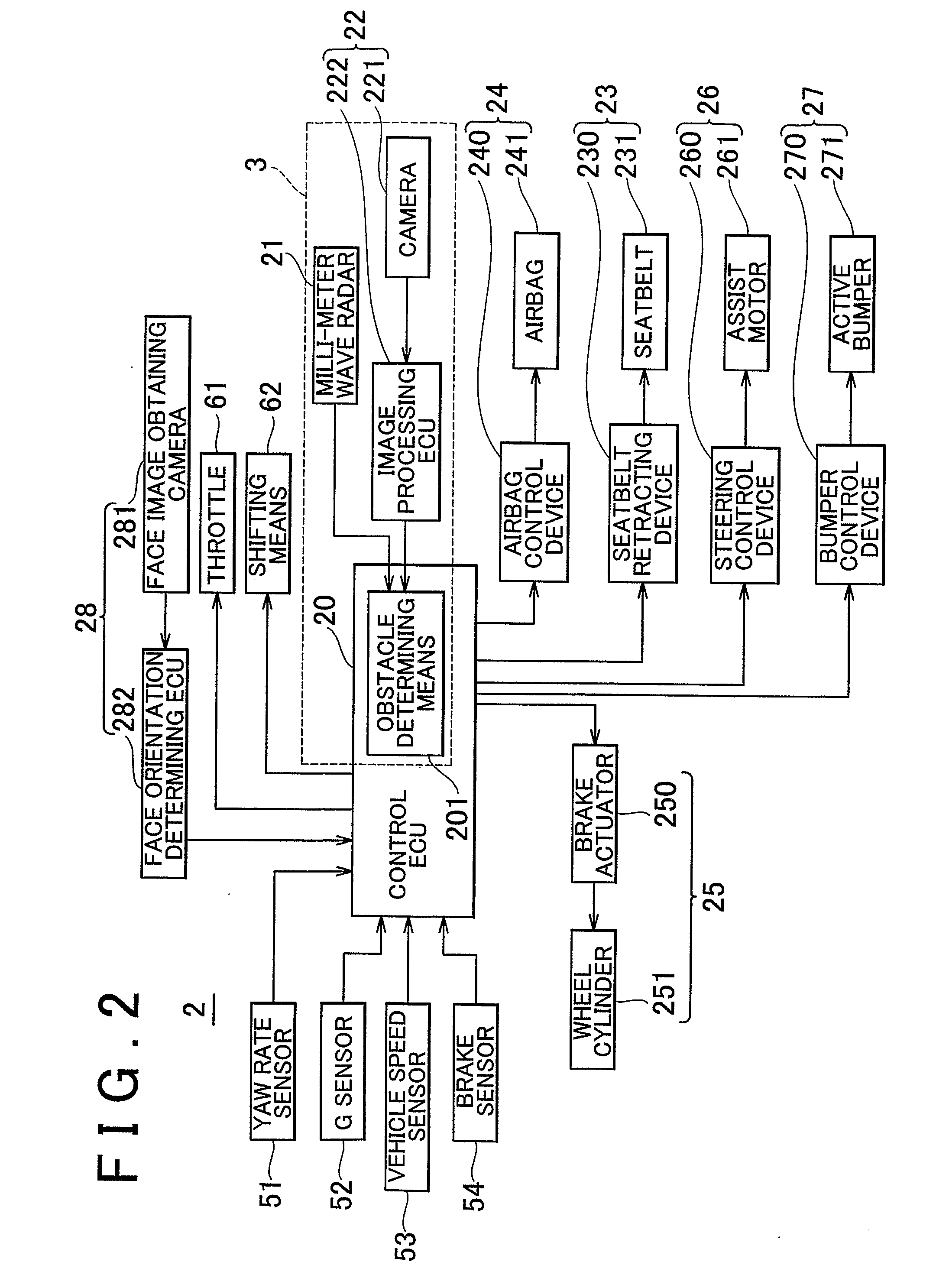 Running support system for vehicle