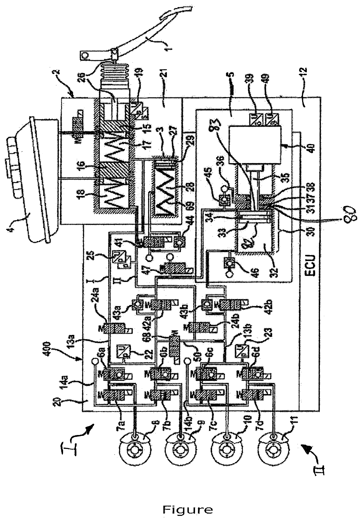 Method for operating a brake system, and brake system