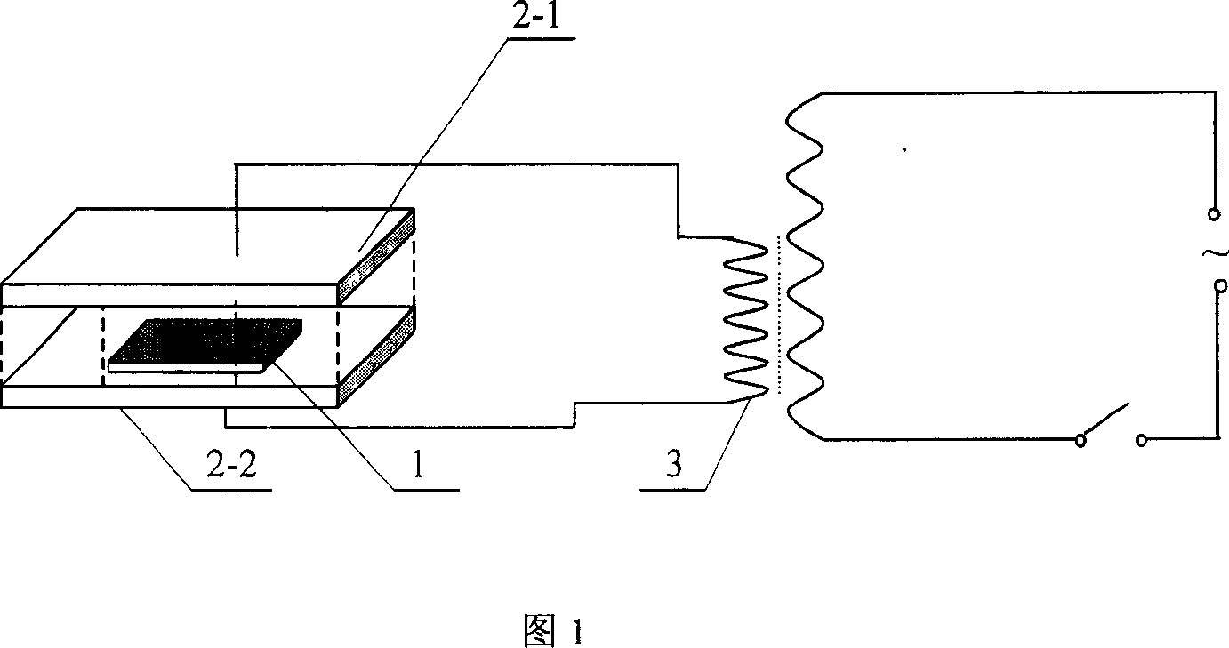 Ferroelectric film alternating electric field heat treatment method