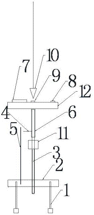 A formwork support deformation monitoring automatic alarm and its use method