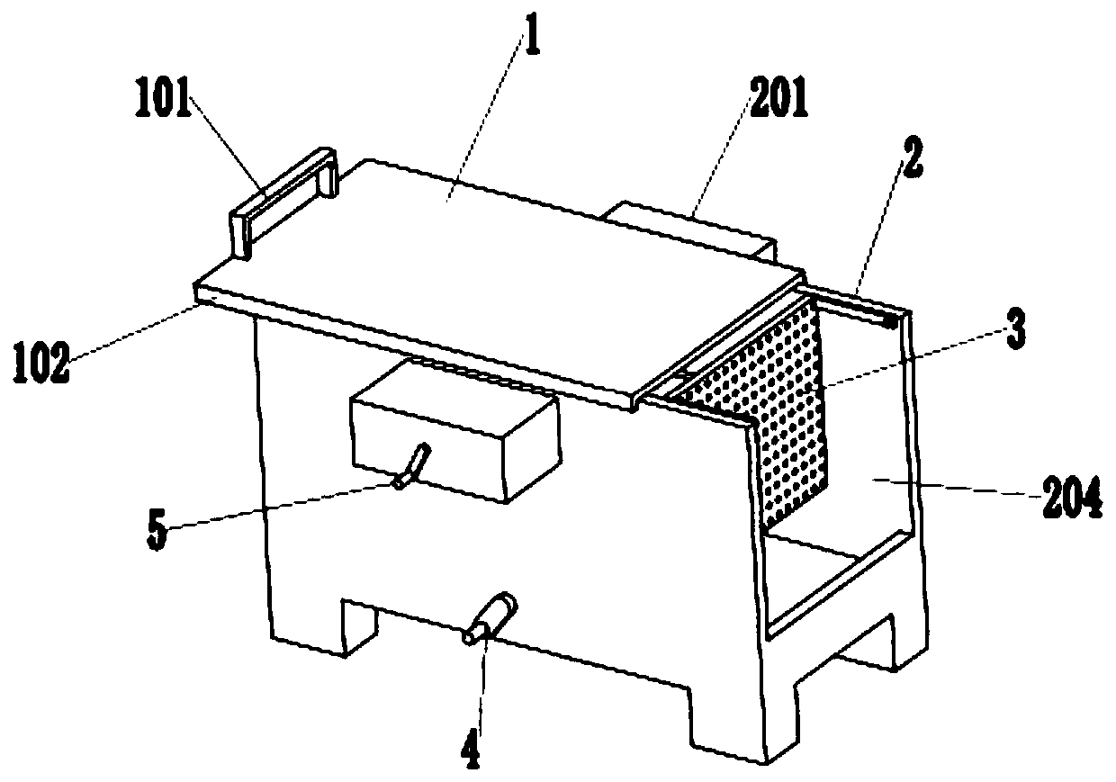 Drying device for waste lithium batteries