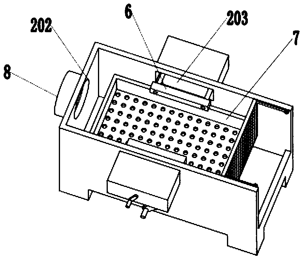 Drying device for waste lithium batteries