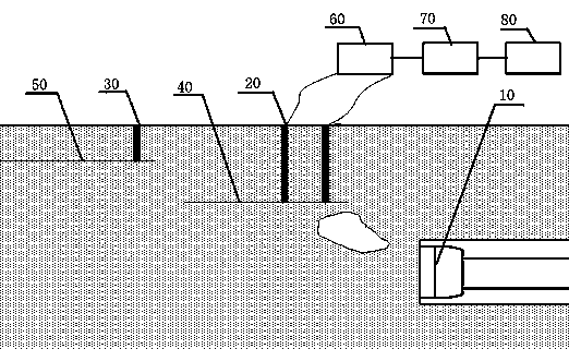 Tunnel construction advanced geological detection system and method