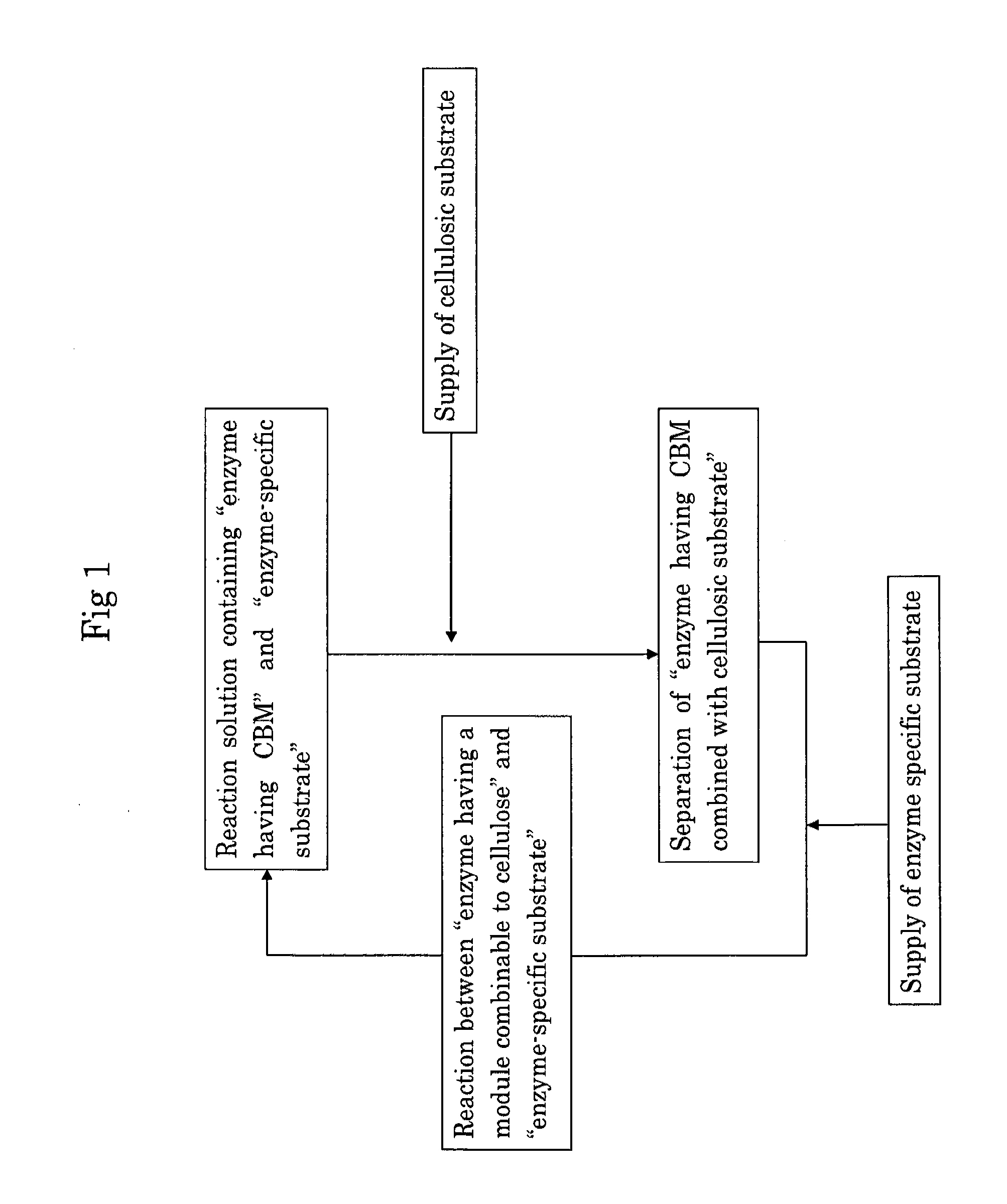 Method for recycling enzyme
