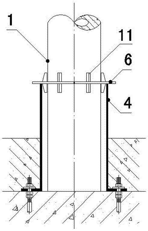A method for strengthening concrete rods of substation structure supports