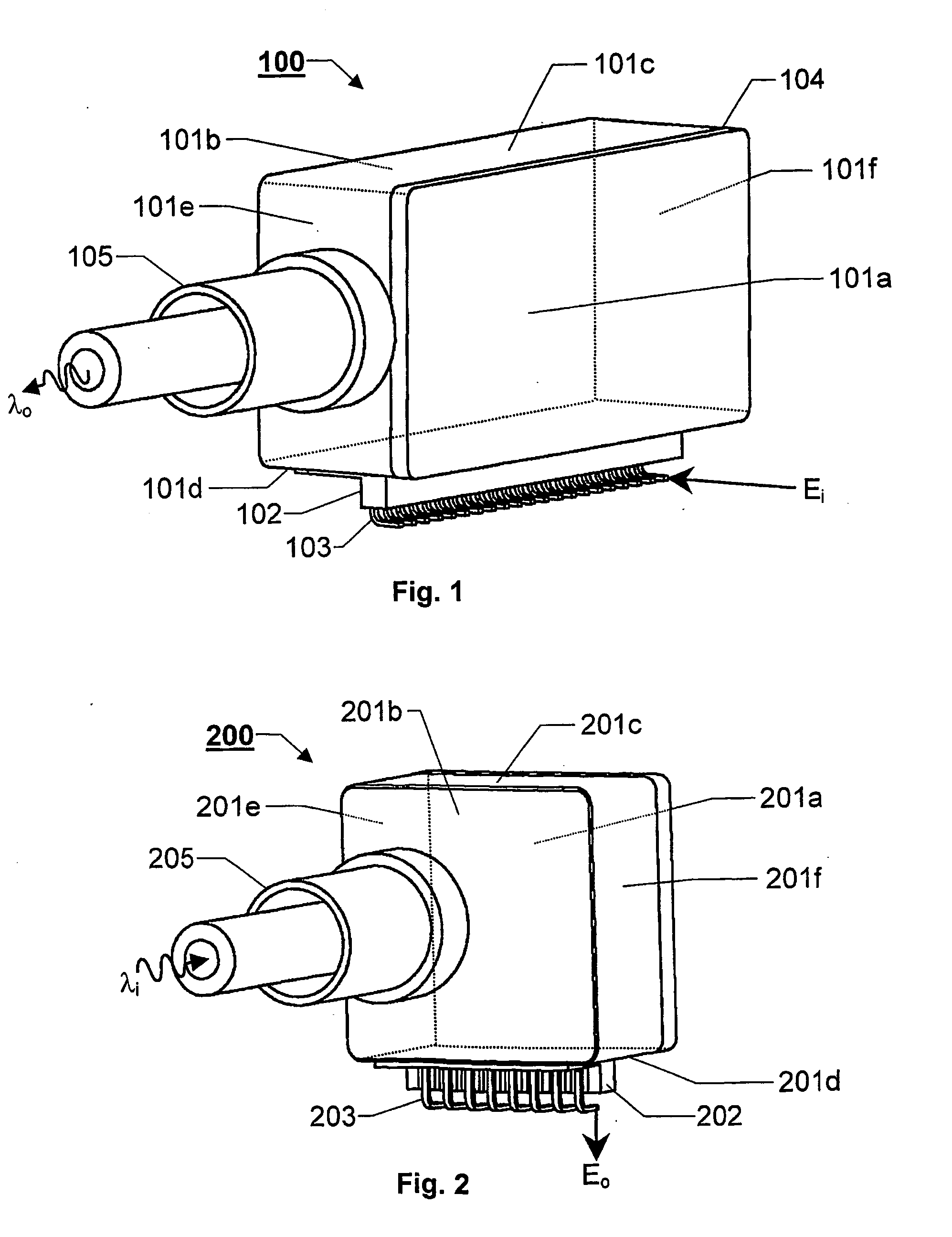 Heat controlled optoelectrical unit