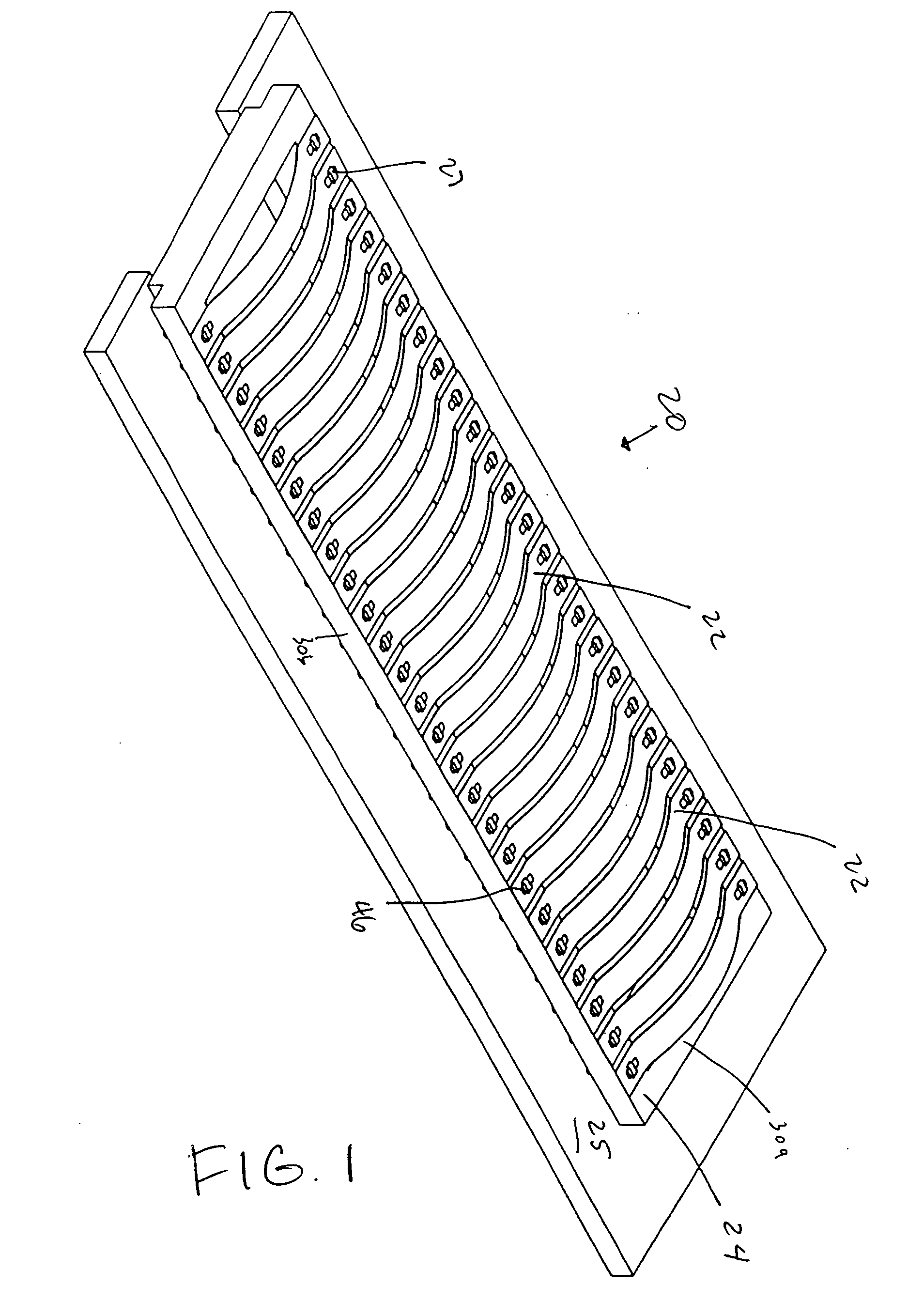 Heating element connector assembly with press-fit terminals