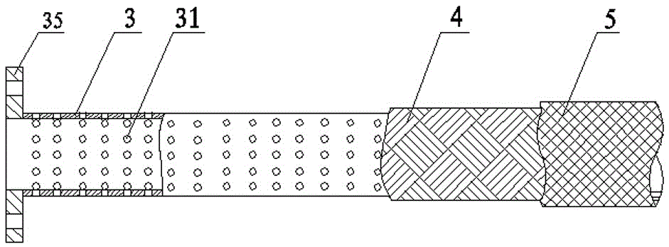 A high-efficiency vertical seepage drainage device for tailings pond