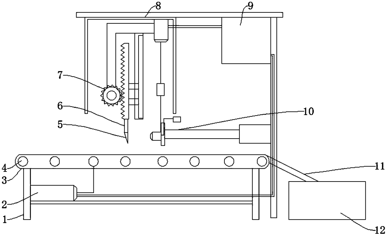 Agricultural product slicing device and slicing method