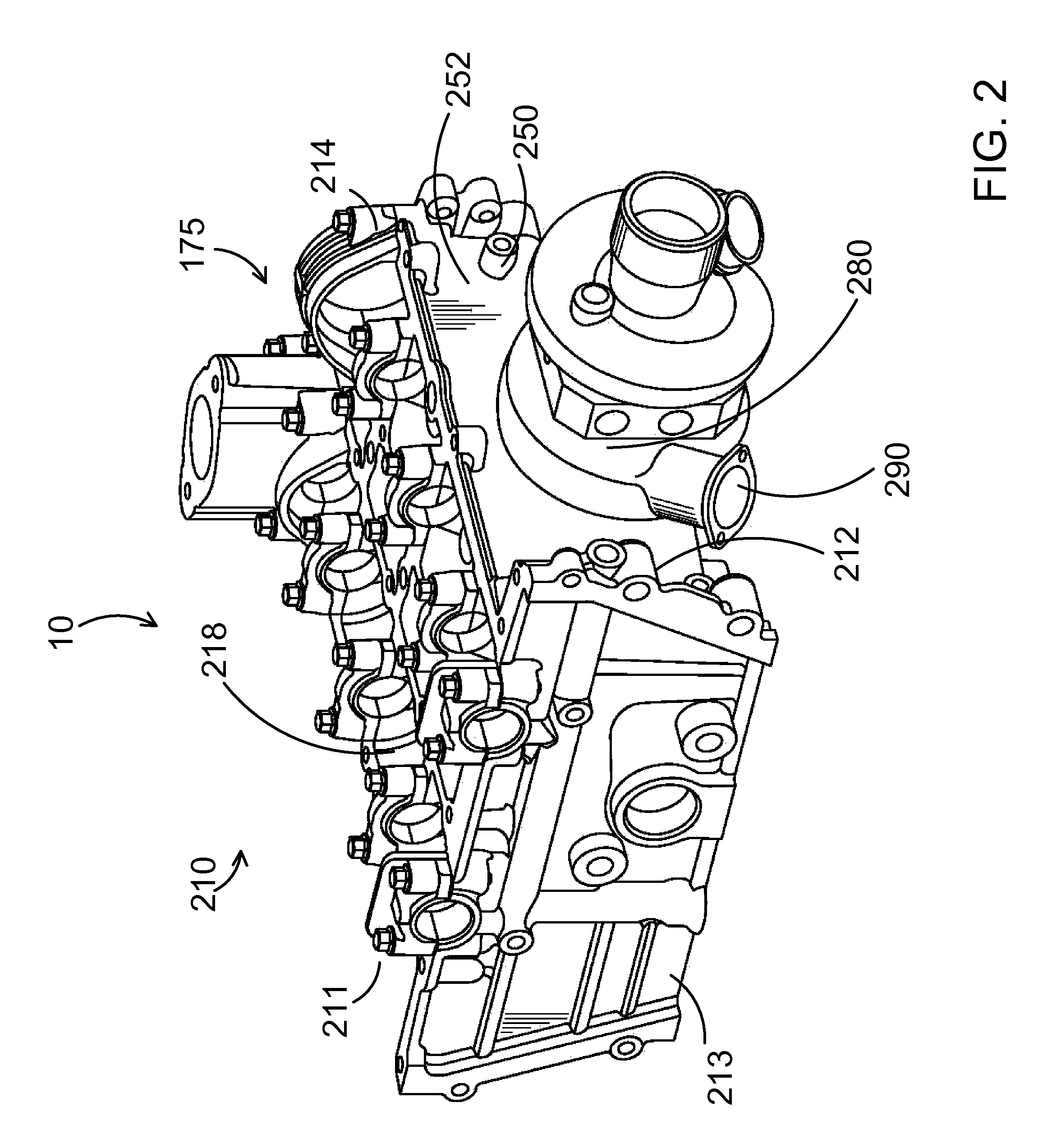 Direct inlet axial automotive turbine