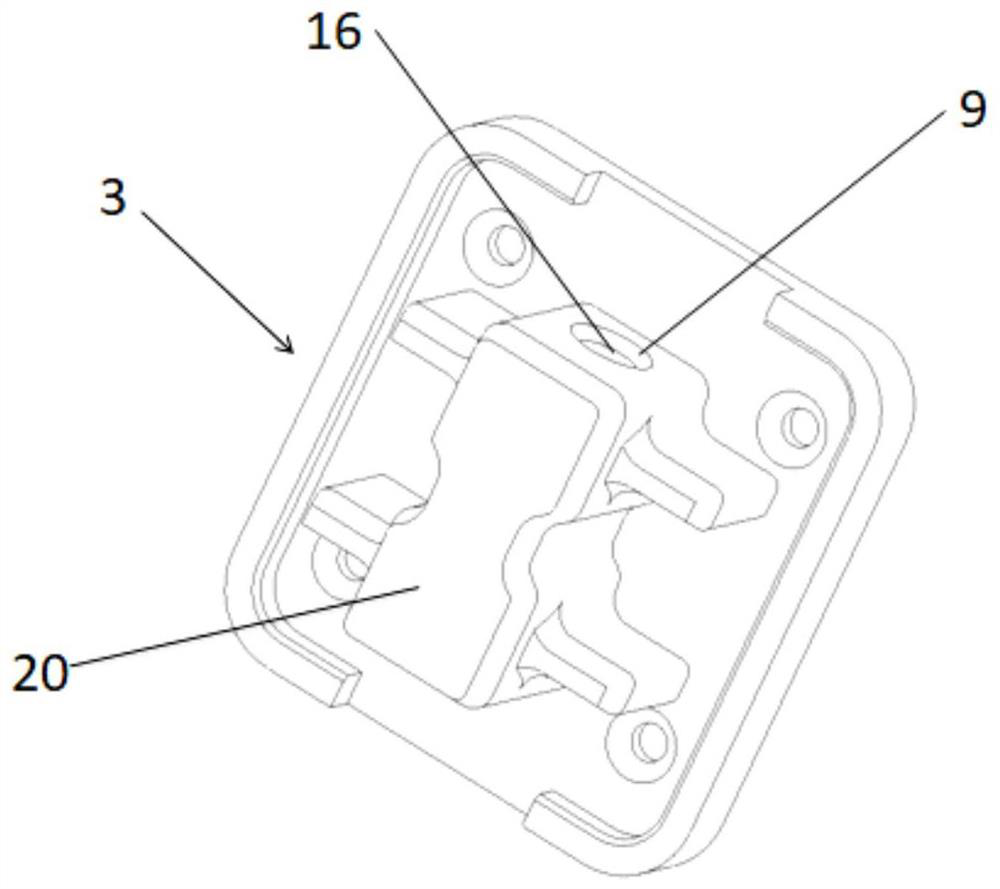 Mounting structure of safety door mounting piece