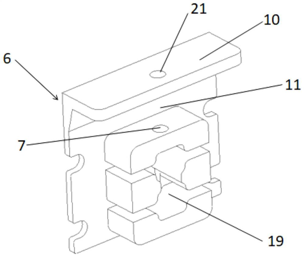 Mounting structure of safety door mounting piece