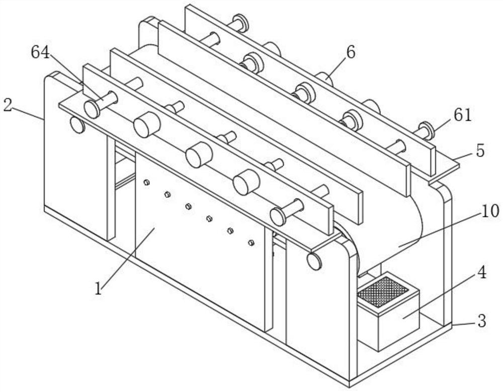 Conveying mechanism with anti-falling structure for packaging rice noodles