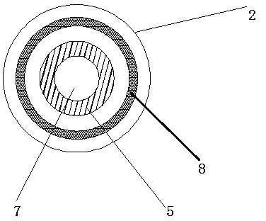 Nose stopper containing ointment for scalds and preparation method of nose stopper