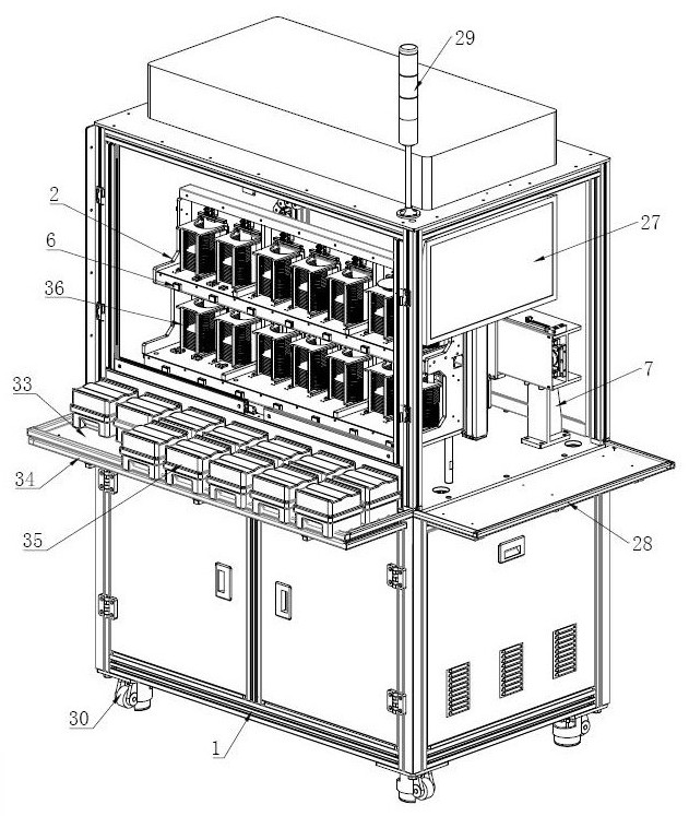A wafer automatic sorting machine